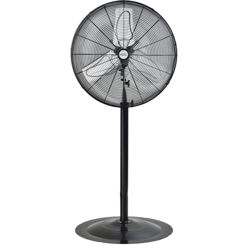 EA643 Oscillating Pedestal Fan, Heavy-Duty, 2 Speed, 24" Diameter