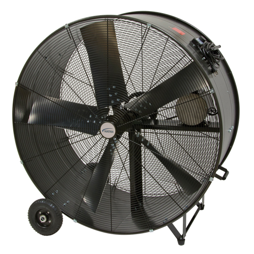 EA662 Heavy-Duty Fixed Belt Drive Drum Fan, 2 Speed, 42" Diameter