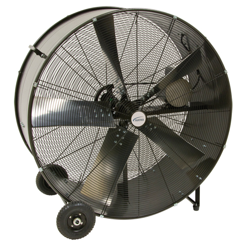 EA662 Heavy-Duty Fixed Belt Drive Drum Fan, 2 Speed, 42" Diameter