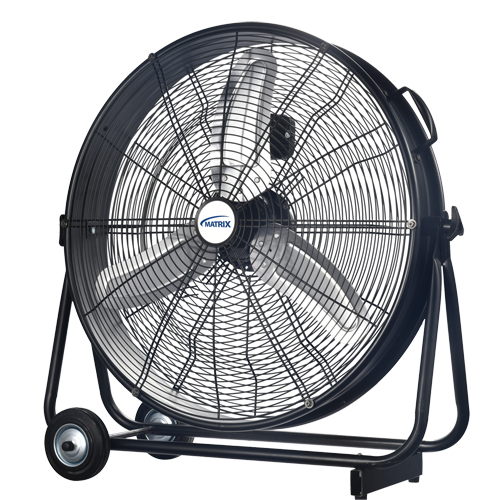 EA778 Light Industrial Direct-Drive Slim Drum Fan, 3 Speed, 24" Diameter