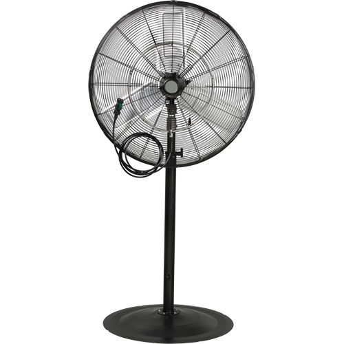 Matrix Industrial Products Outdoor Misting and Oscillating Pedestal Fan