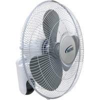 EA526 Wall Mount Oscillating Fan, Commercial, 16" Dia., 3 Speeds