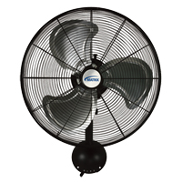 EA660 High-Velocity Oscillating Wall Fan, Industrial, 20" Dia., 3 Speeds