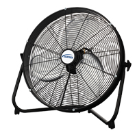 EA661 High Velocity Floor Fan, 3 Speeds, 20" Diameter