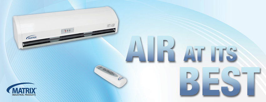 Specialty fans: Air Curtain with Remote Control